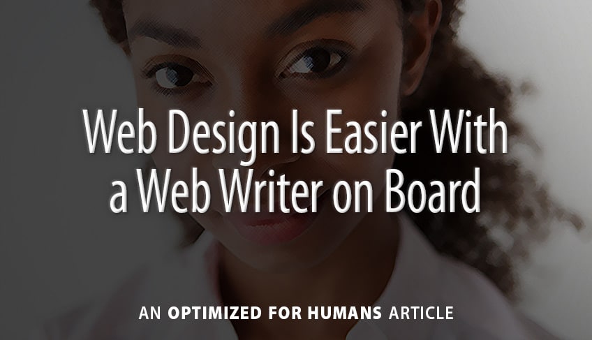 Web Design is Easier with A Web Writer on Board